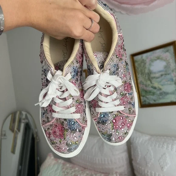 Betsey Johnson Sidny Floral Multi Sneakers - Picture 4 of 8